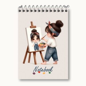 دفتر یادداشت دختر نقاش