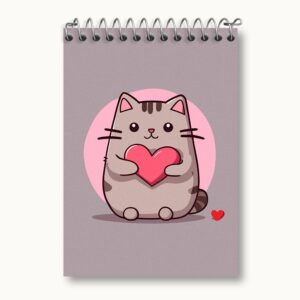 دفتر یادداشت گربه بامزه