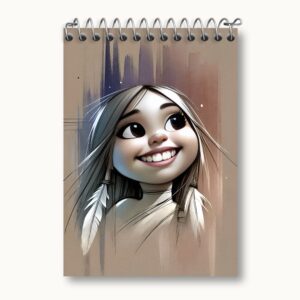 دفتر یادداشت دختر سرخ پوست