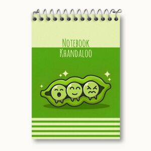 دفتر یادداشت نخود فرنگی بامزه