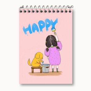 دفتر یادداشت دخترانه کیوت