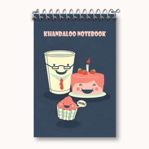 دفتر یادداشت کیک و کاپ کیک کیوت