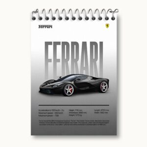 دفتر یادداشت فراری (Ferrari La Ferrari Black 2015)