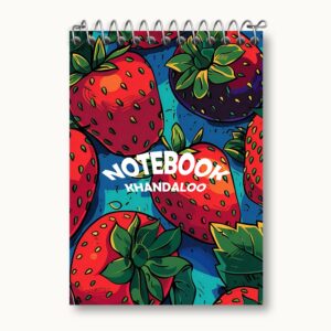 دفتر یادداشت پترن توت فرنگی(Strawberries)