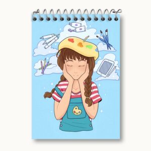 دفتر یادداشت دخترانه فانتزی