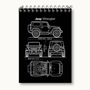 دفتر یادداشت ماشین اسپرت (Jeep)