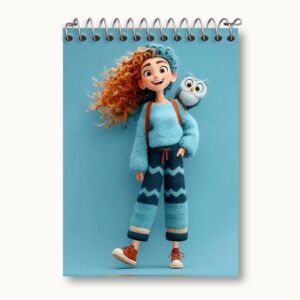 دفتر یادداشت دخترانه بامزه