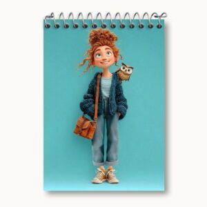 دفتر یادداشت دخترانه بامزه