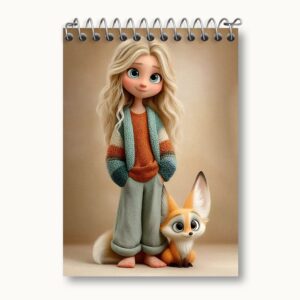 دفتر یادداشت دخترانه بامزه