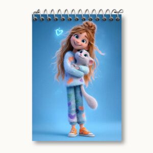 دفتر یادداشت دخترانه بامزه