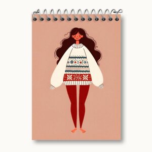 دفتر یادداشت دخترانه بامزه