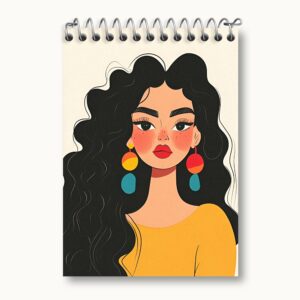 دفتر یادداشت دخترانه فانتزی