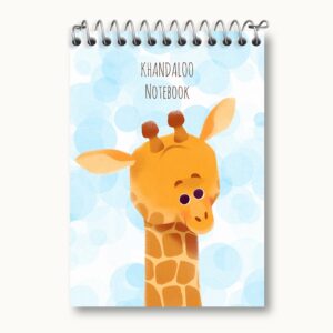 دفتر یادداشت زرافه بامزه