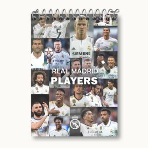 دفتر یادداشت بازیکن های رئال مادرید (Real Madrid)
