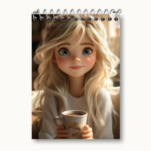 دفتر یادداشت دخترانه فانتزی