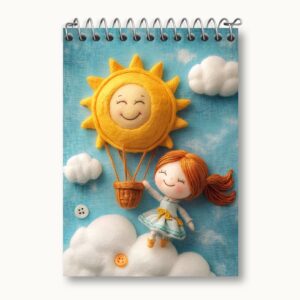 دفتر یادداشت دخترانه فانتزی