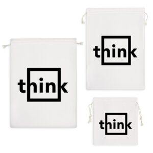 کیسه نظم دهنده عکس نوشته Think