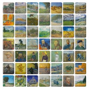 مگنت مربعی نقاشی های ونسان ونگوگ