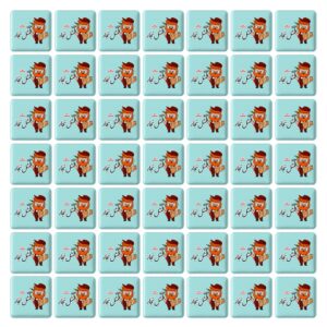 مگنت مربعی جشن الفبای کلاس اول تشدید مثل نجّار