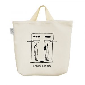 ساک خرید پارچه ای I Need Coffee