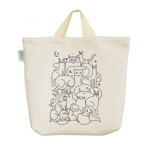ساک خرید پارچه ای گربه (Cat)