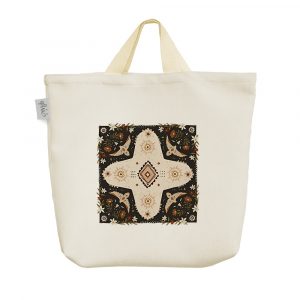 ساک خرید پارچه ای نقش سرخپوستی
