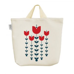 ساک خرید پارچه ای گل لاله