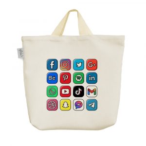 ساک خرید پارچه ای لوگو