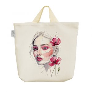 ساک خرید پارچه ای دخترانه