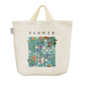 ساک خرید پارچه ای گل گلی