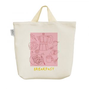 ساک خرید پارچه ای صبحانه (Breakfast)