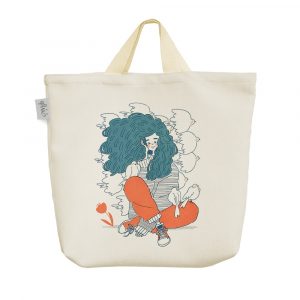 ساک خرید پارچه ای دخترانه