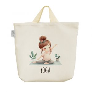 ساک خرید پارچه ای یوگا (yoga)