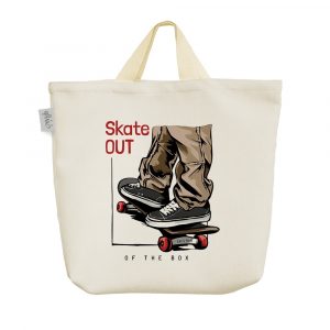 ساک خرید پارچه ای اسکیت برد (Skateboard)