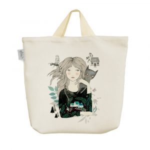 ساک خرید پارچه ای دخترانه