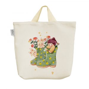 ساک خرید پارچه ای دخترانه فانتزی
