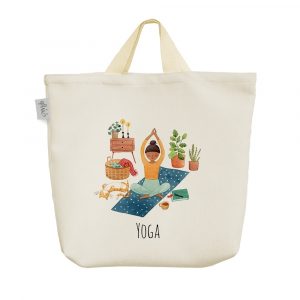 ساک خرید پارچه ای یوگا (yoga)
