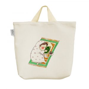 ساک خرید پارچه ای دختر و سجاده نماز