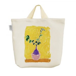 ساک خرید پارچه ای گلدان گل