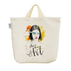 ساک خرید پارچه ای دخترانه