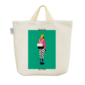 ساک خرید پارچه ای کوله پشتی (back pack)