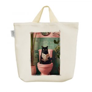 ساک خرید پارچه ای گربه (Cat)