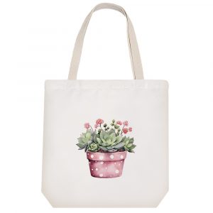 توت بگ پارچه ای گلدان کاکتوس