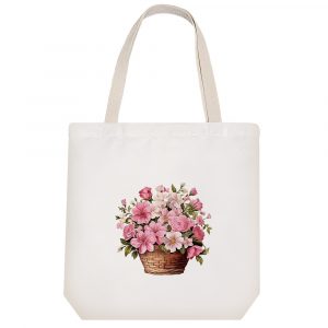 توت بگ پارچه ای گلدان گل
