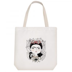 توت بگ پارچه ای فریدا کالو (Frida Kahlo)
