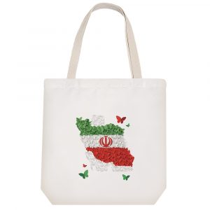 توت بگ پارچه ای نقشه ایران (Iran)