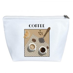 کیف لوازم آرایش قهوه (Coffee)